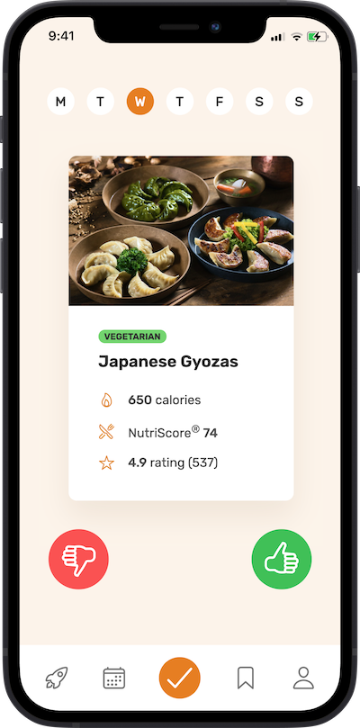 Iphone app prefrence selection